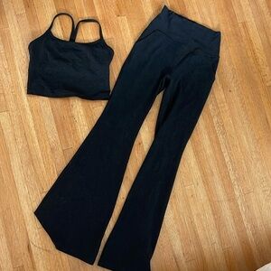Beyond Yoga All Day Flare Pants and Matching Top